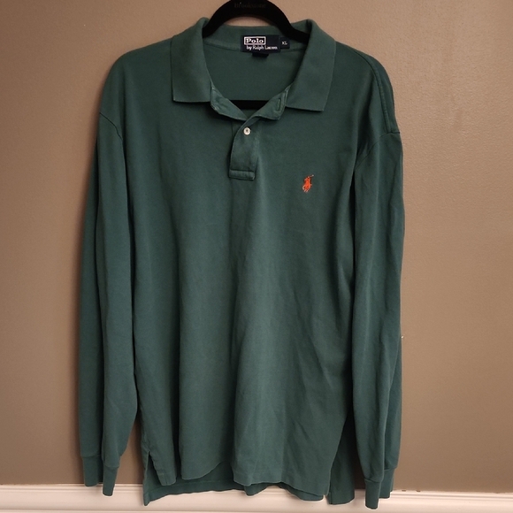 Polo Ralph Lauren Other - Polo by Ralph Lauren Green Long Sleeve Polo Shirt